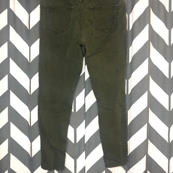 Dark Green Jeans - Picture 2 of 2